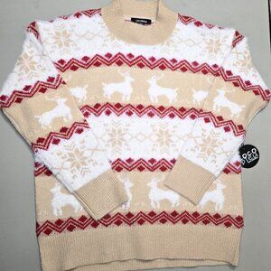 Cocobleu Women's Cozy Christmas Sweater – Festive & Soft – Size M